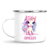 Personalised with Name, Pastel Unicorn Kids Mug – Custom Unicorn Cup for Children – Available in 11oz, 6oz & Enamel