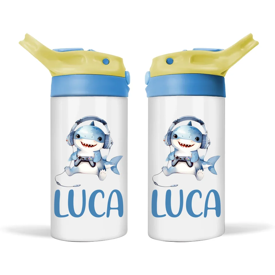 Sharkie Game Zone - Personalised Sippy Bottle