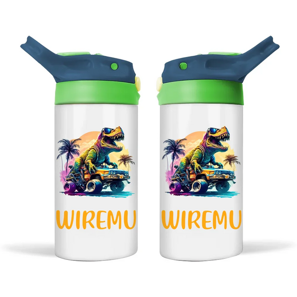 Thunderous Titan Crusher - Personalised Monster Truck Personalised Sippy Bottle