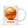Personalised Kids Basketball Mug β Custom Name Gift for Young Players