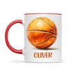 Personalised Kids Basketball Mug β Custom Name Gift for Young Players