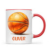 Personalised Kids Basketball Mug β Custom Name Gift for Young Players