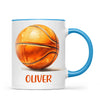 Personalised Kids Basketball Mug β Custom Name Gift for Young Players