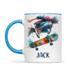 Custom Skateboarding Mug for Kids β Personalised Street Style Gift
