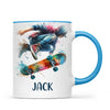 Custom Skateboarding Mug for Kids β Personalised Street Style Gift