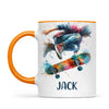 Custom Skateboarding Mug for Kids β Personalised Street Style Gift
