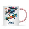Custom Skateboarding Mug for Kids β Personalised Street Style Gift