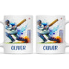 Custom Kids Cricket Mug β Personalised Name Gift for Young Cricket Fans