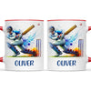 Custom Kids Cricket Mug β Personalised Name Gift for Young Cricket Fans