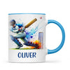 Custom Kids Cricket Mug β Personalised Name Gift for Young Cricket Fans