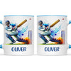Custom Kids Cricket Mug β Personalised Name Gift for Young Cricket Fans