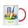 Personalised Kids Cricket Mug with Name β Custom Cricket Gift for Young Players