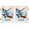 Custom Kids Cricket Mug β Personalised Name Gift for Young Cricket Fans