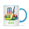 Personalised Kids Cricket Mug with Name β Custom Cricket Gift for Young Players