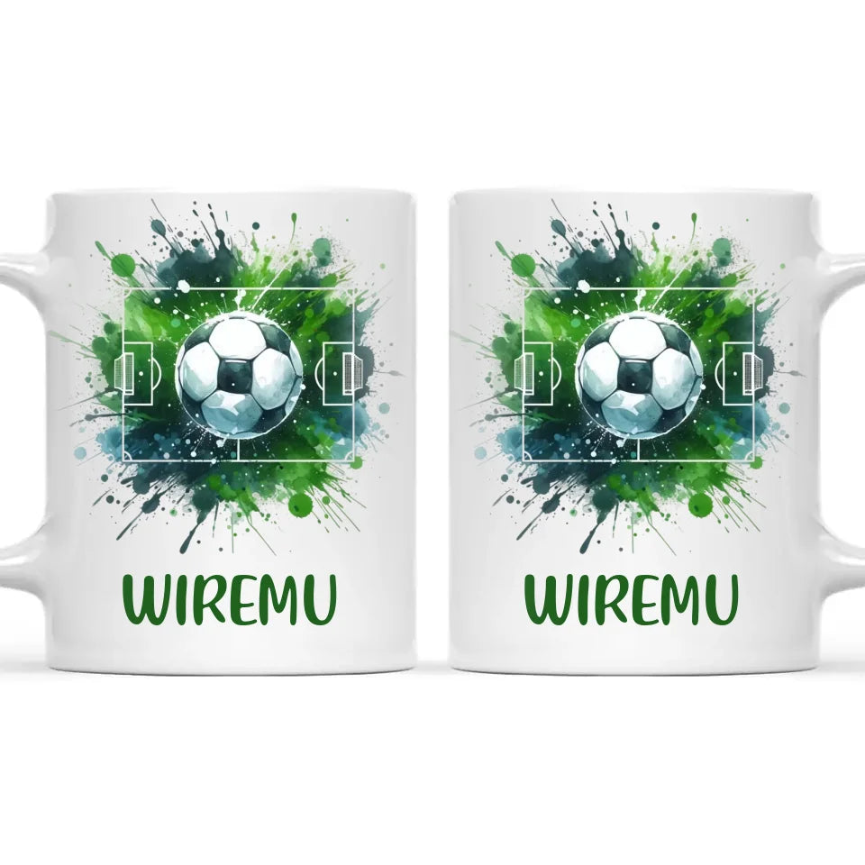 Personalised Soccer Mug with Name β Perfect Gift for Young Football Fans