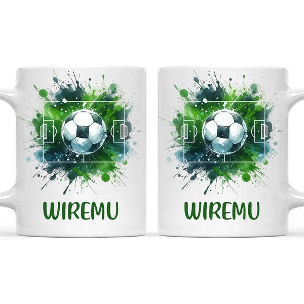 Personalised Soccer Mug with Name β Perfect Gift for Young Football Fans