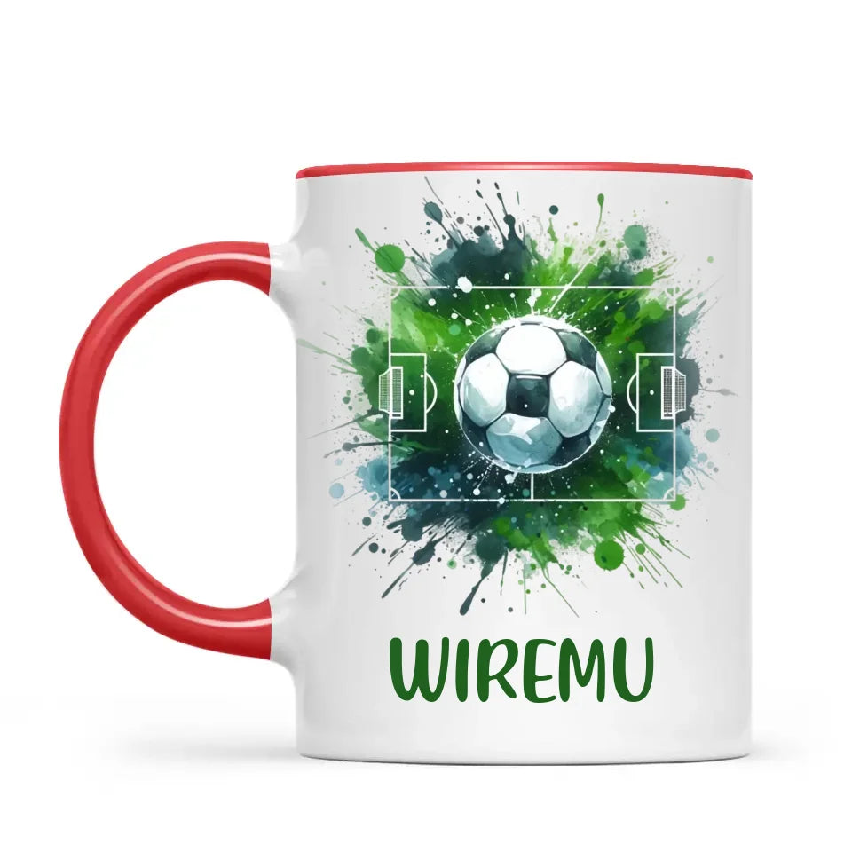 Personalised Soccer Mug with Name β Perfect Gift for Young Football Fans