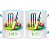 Personalised Kids Cricket Mug with Name β Custom Cricket Gift for Young Players