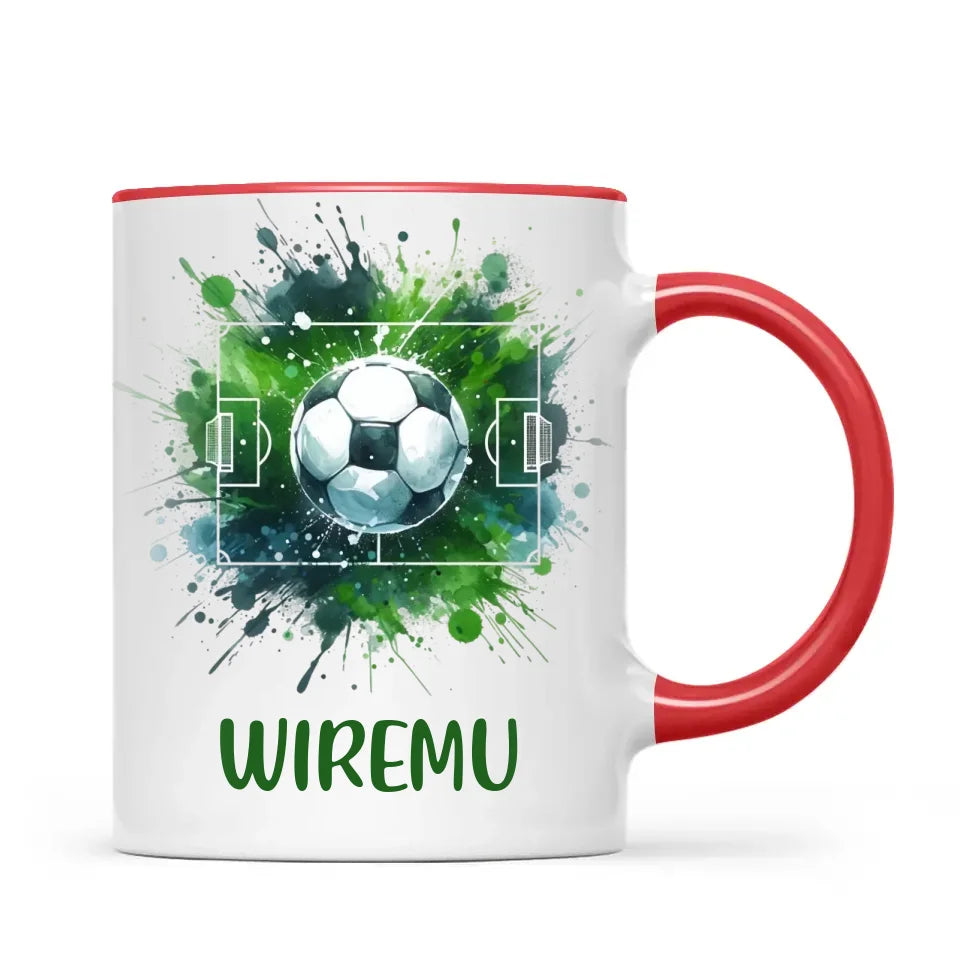 Personalised Soccer Mug with Name β Perfect Gift for Young Football Fans