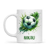 Custom Kids Soccer Mug β Personalised Gift for Future Football Stars
