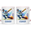 Custom Kids Cricket Mug β Personalised Name Gift for Young Cricket Fans