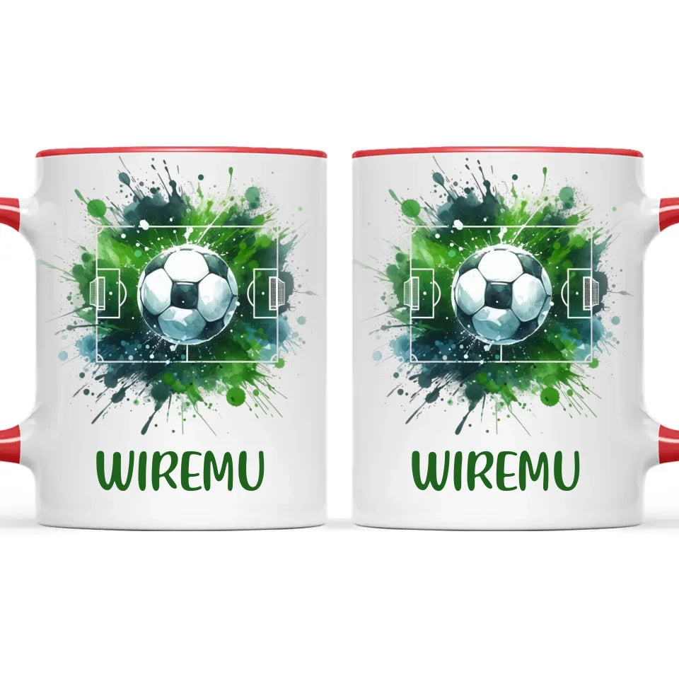 Personalised Soccer Mug with Name β Perfect Gift for Young Football Fans