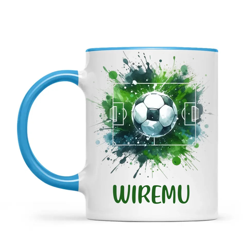Personalised Soccer Mug with Name β Perfect Gift for Young Football Fans