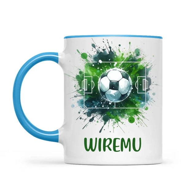 Personalised Soccer Mug with Name β Perfect Gift for Young Football Fans
