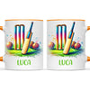 Personalised Kids Cricket Mug with Name β Custom Cricket Gift for Young Players