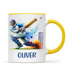 Custom Kids Cricket Mug β Personalised Name Gift for Young Cricket Fans