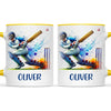 Custom Kids Cricket Mug β Personalised Name Gift for Young Cricket Fans