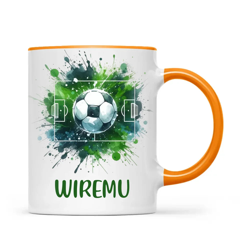 Personalised Soccer Mug with Name β Perfect Gift for Young Football Fans