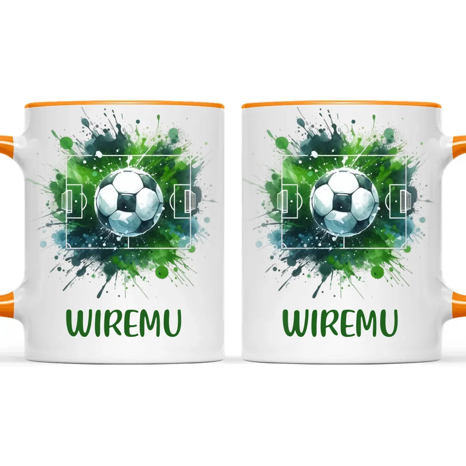 Personalised Soccer Mug with Name β Perfect Gift for Young Football Fans