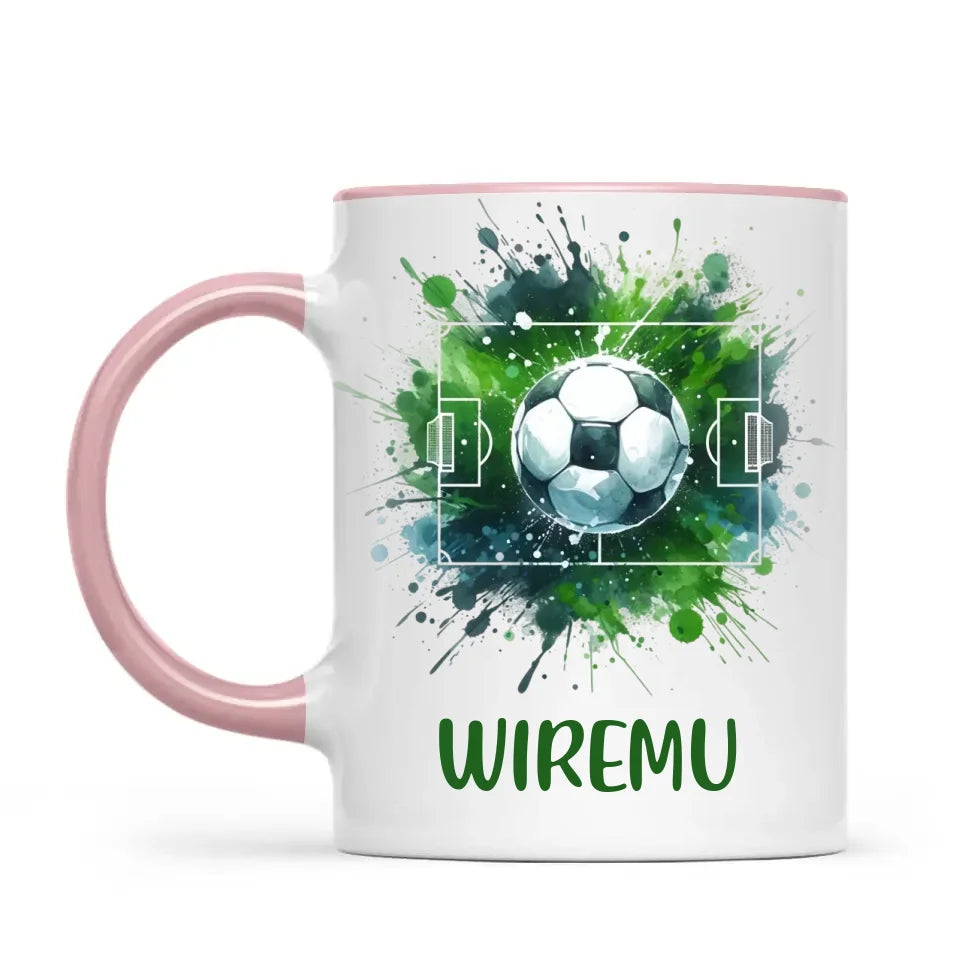 Personalised Soccer Mug with Name β Perfect Gift for Young Football Fans