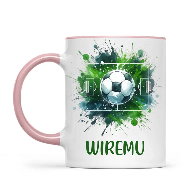 Personalised Soccer Mug with Name β Perfect Gift for Young Football Fans