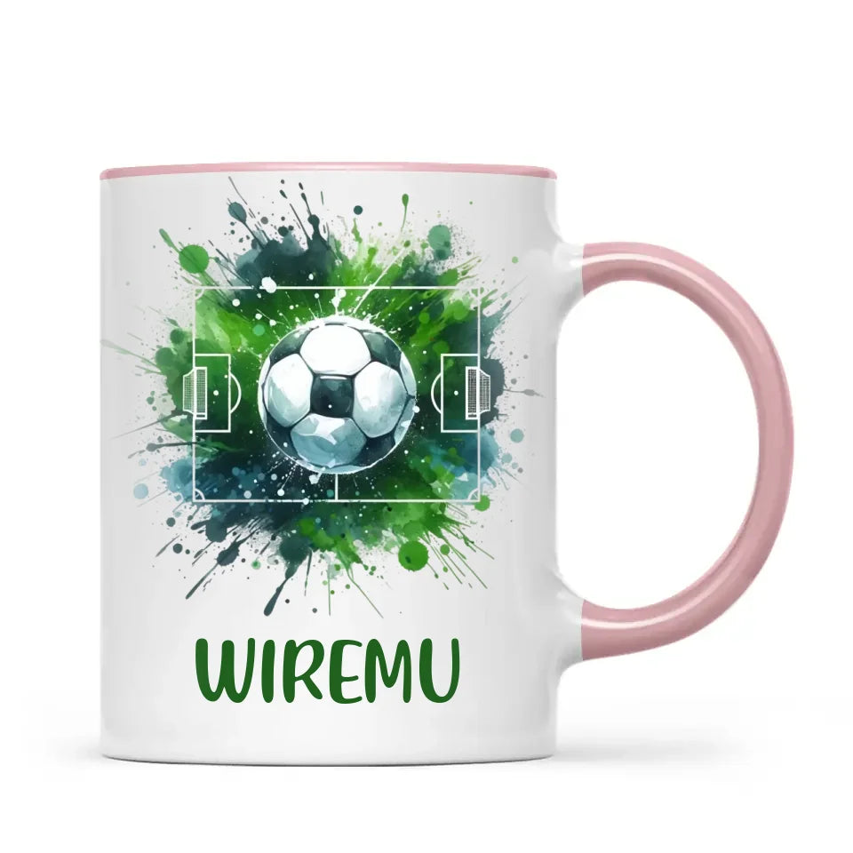 Personalised Soccer Mug with Name β Perfect Gift for Young Football Fans
