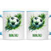 Custom Kids Soccer Mug β Personalised Gift for Future Football Stars