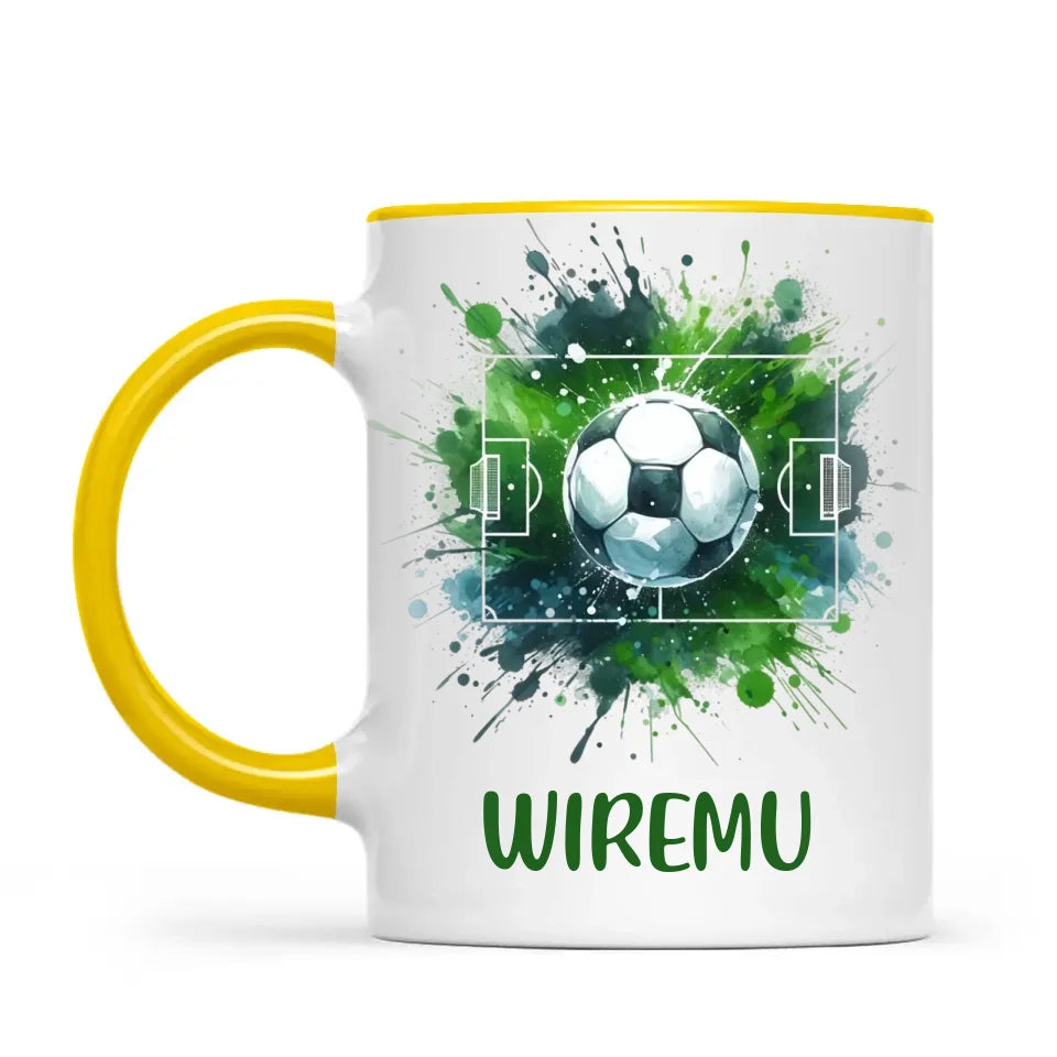 Personalised Soccer Mug with Name β Perfect Gift for Young Football Fans