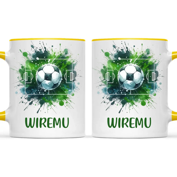 Personalised Soccer Mug with Name β Perfect Gift for Young Football Fans