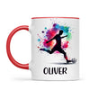 Personalised Kids Soccer Mug with Name β Custom Football Gift for Young Players