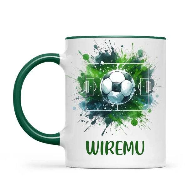 Personalised Soccer Mug with Name β Perfect Gift for Young Football Fans