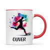 Personalised Kids Soccer Mug with Name β Custom Football Gift for Young Players