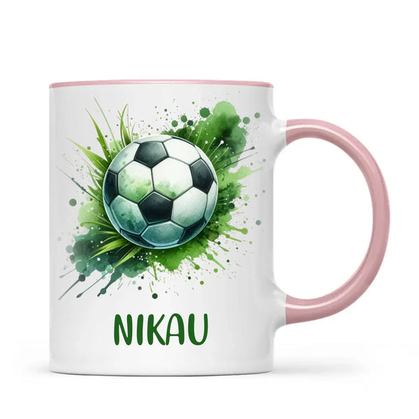 Custom Kids Soccer Mug β Personalised Gift for Future Football Stars