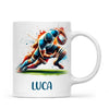 Personalised Kids Rugby Mug with Name β Custom Rugby Gift for Young Players