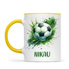 Custom Kids Soccer Mug β Personalised Gift for Future Football Stars