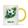 Custom Kids Soccer Mug β Personalised Gift for Future Football Stars