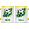 Custom Kids Soccer Mug β Personalised Gift for Future Football Stars