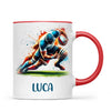 Personalised Kids Rugby Mug with Name β Custom Rugby Gift for Young Players