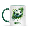 Custom Kids Soccer Mug β Personalised Gift for Future Football Stars