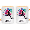 Personalised Kids Soccer Mug with Name β Custom Football Gift for Young Players